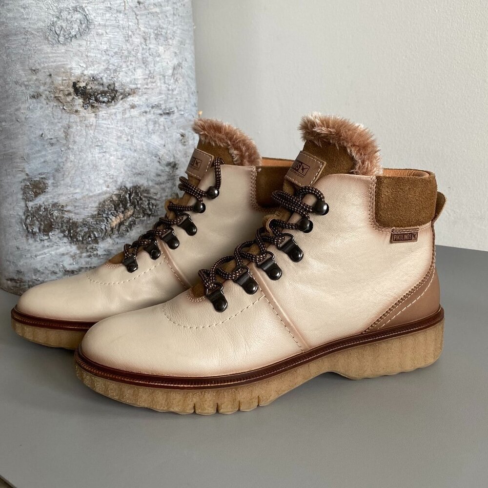Pikolinos Bruselas Leather Mountain Ankle Boots S 7.5-8​​